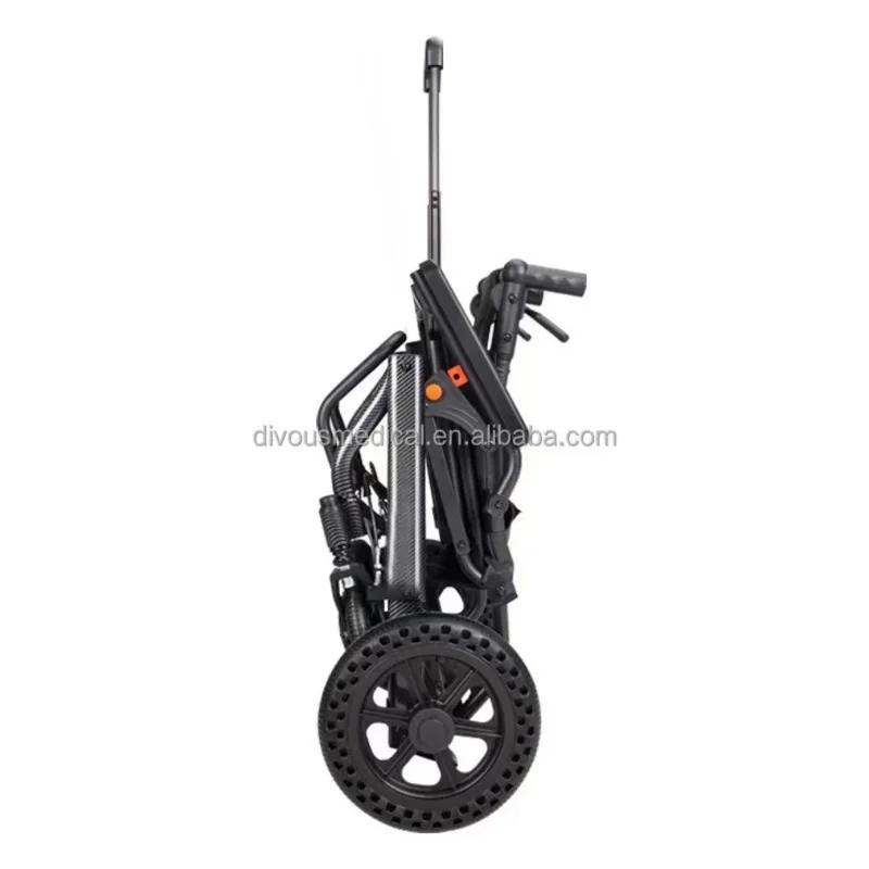 Most Popular Health Care Elderly People Disled Lightweight Electric Folding Motorized Wheelchair with 20km Range CE Certified