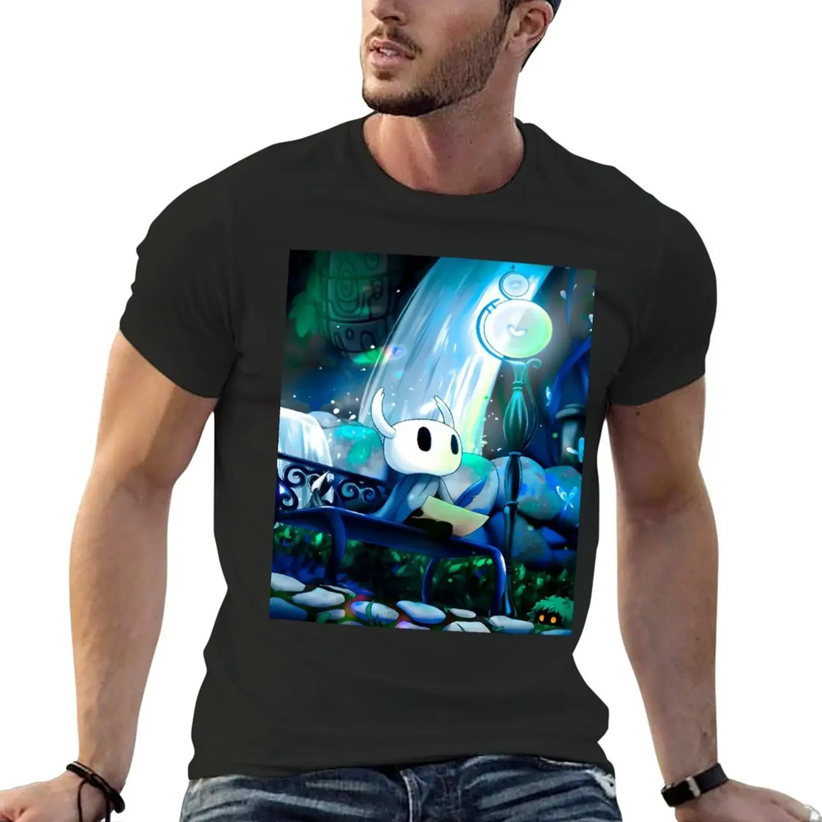 hollow knight T-Shirt anime tshirt graphic shirts cute tops cute clothes t shirt men