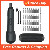 Xiaomi Cordless Electric Screwdriver Kit - Rechargeable 3.6V Auto/Manual Dual Mode with 12 Bits for Precision Electronics/Auto R