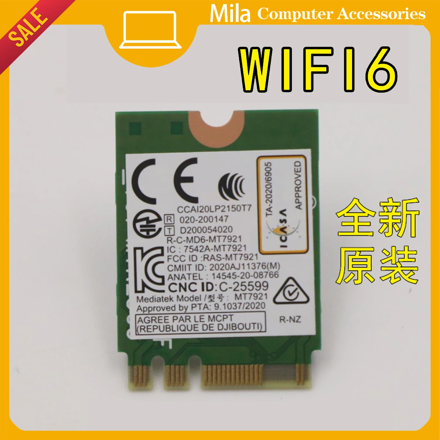 For Asus Flying Fortress 9 FX506H FX506LH Wireless NIC Bluetooth module WIFI6