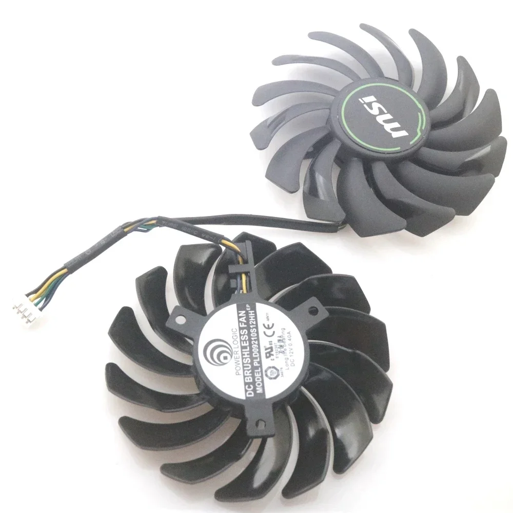 PLD09210S12HH 85 ミリメートル DC12V 0.40A 4Pin VGA ファン MSI GTX1660 1660S 1660ti VENTUS XS ビデオグラフィックスカードクーラー冷却ファン