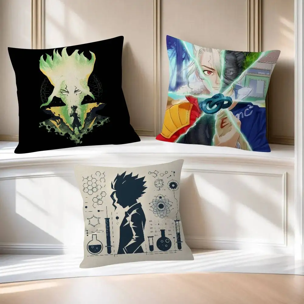 

Крутая персонализированная наволочка с изображением аниме D-Dr.S-STONE, декоративная наволочка для детской спальни, подарок на день рождения ребенка