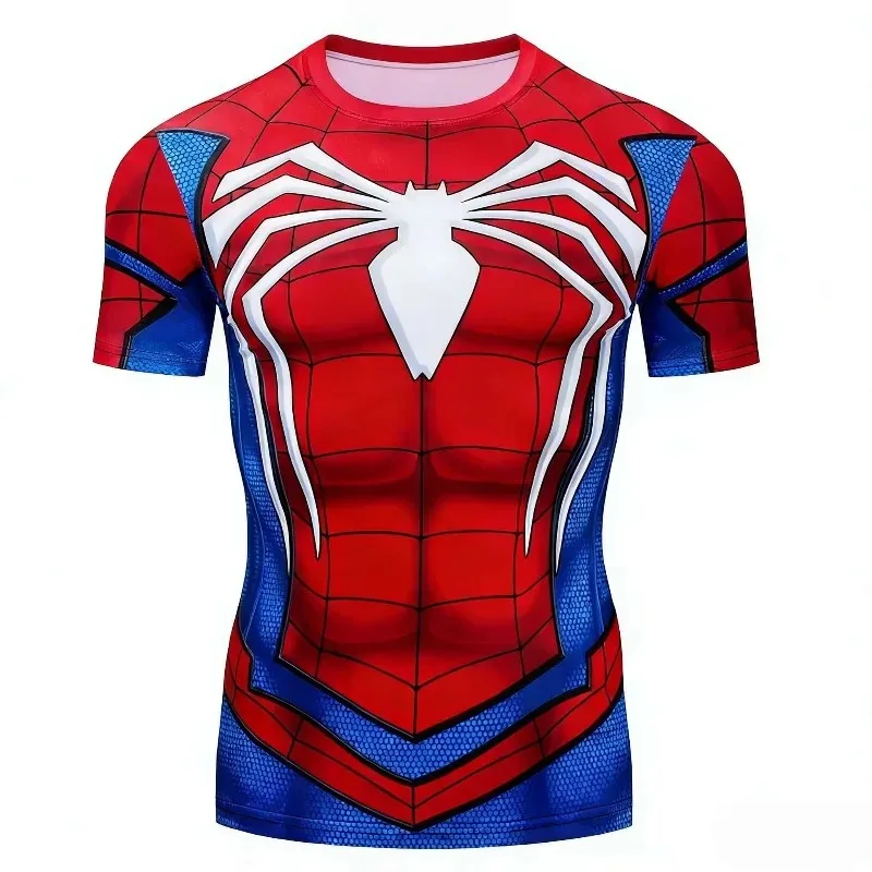 

Летняя модная 3D-футболка серии Marvel Spider-Man, модная спортивная одежда в стиле хип-хоп, дышащая удобная одежда для мальчиков и девочек, рубашка