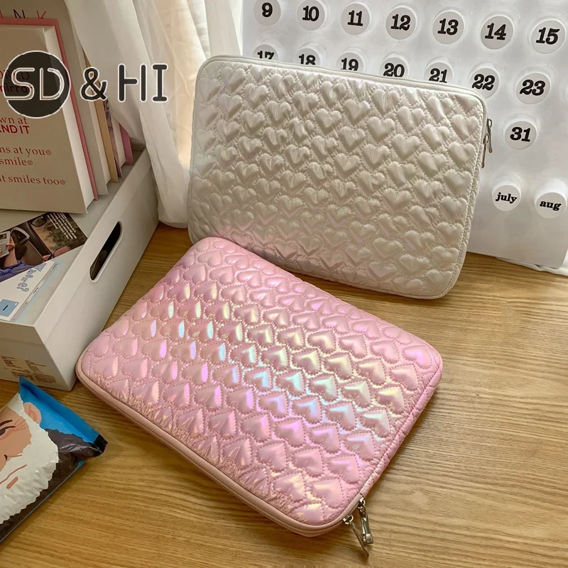 Colorful Laser Laptop Sleeve Bag Notebook Computer PC Protective Cover For Macbook For Ipad Pro For Thinkpad Accessories