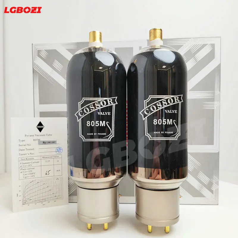 PSVANE COSSOR 805M Vacuum Tube Replace 805/805A/FU-5 Carbon II Tech Matched Pair British Sound HiFi Upgrade 1-Year Warranty