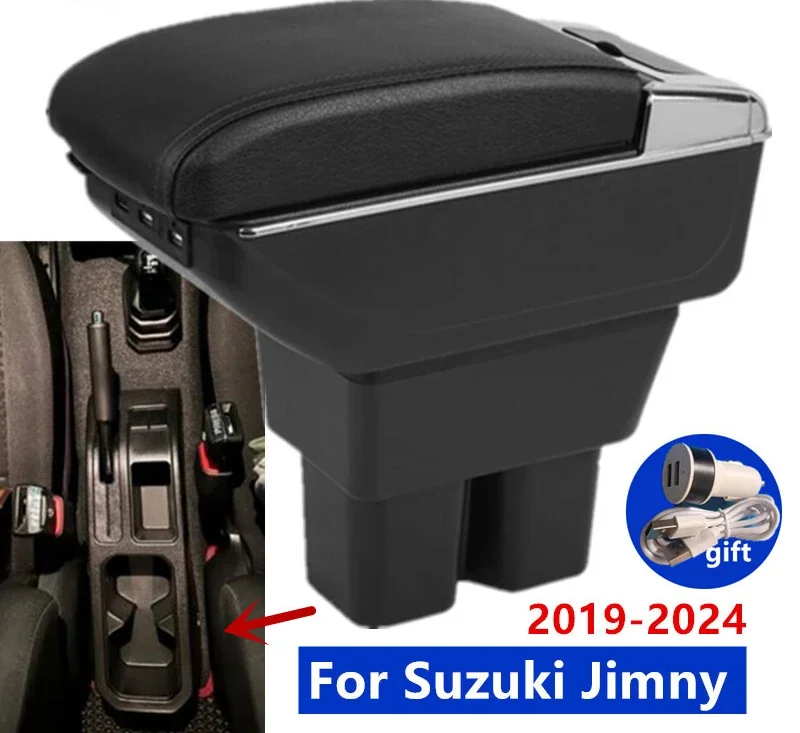 For Suzuki Jimny Armrest Box For Suzuki Jimny JB74 Jb64w Car Armrest 2019-2024 Storage Box Dedicated Retrofit Car Accessories