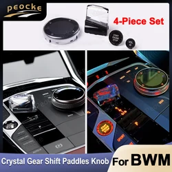 Car Crystal Gear Shift Paddles For BMW G20 G21 G28 X6 G06 X5 G05 Gear Shift Knob Kit G26 G70 G12 X7 G07 iX3 G08 Gearbox Handle