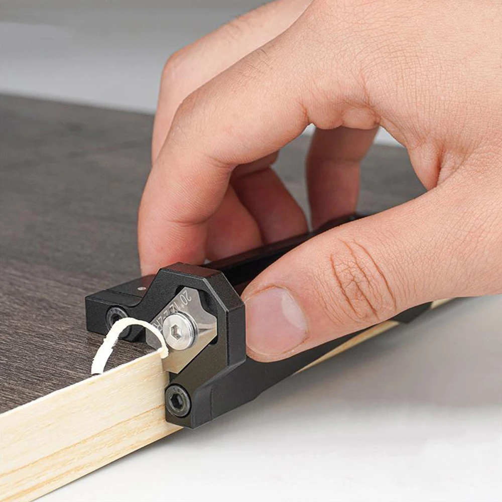 Woodworking Blade Edge Corner Arc Trimming Chamfer Planer-Woodworking Edge Banding Corner Tool Quick Edge Deburring