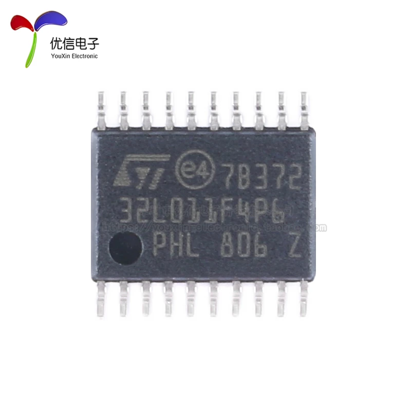 5PCS original STM32L011F4P6 TSOP-20 ARM Cortex-M0+ 32-bit microcontroller-MCU