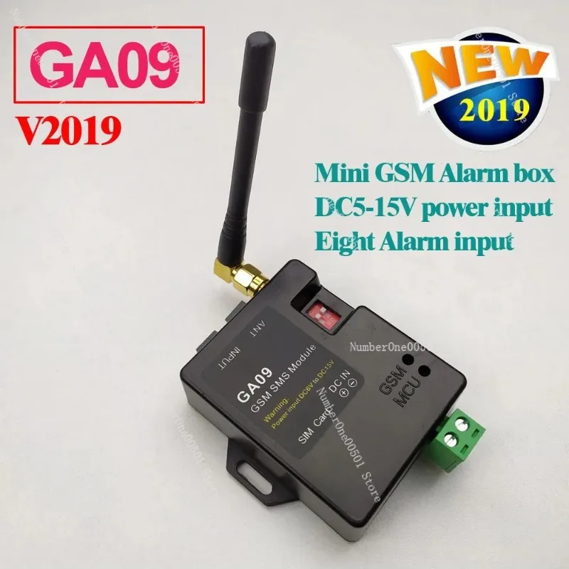 GSM Alarm Terminal GA09 with 8 Alarm Inputs That Supports Both SMS and Phone Call Alarms