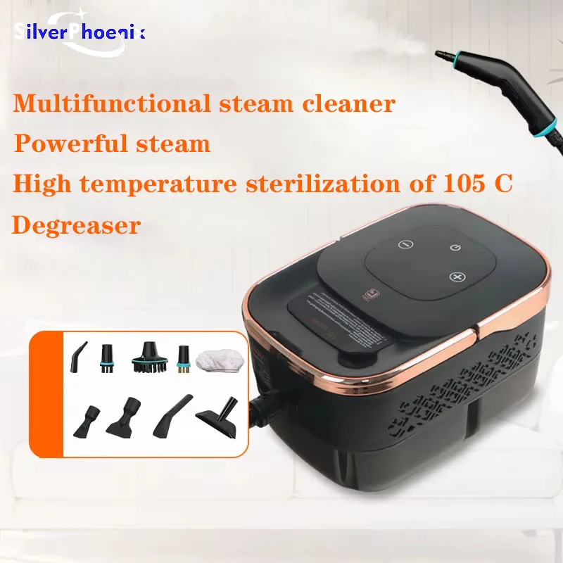 Portable High Temperature Sterilizer 1500W High Pressure Steam Cleaner for Air Conditioner Sofa Kitchen Truck Handheld Cleaner