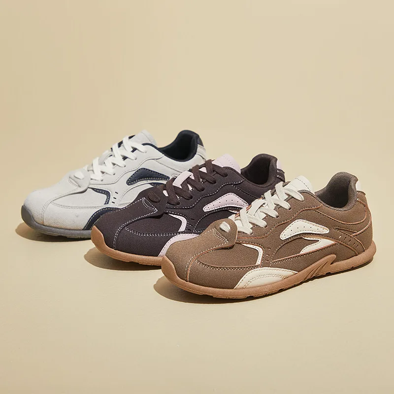 

Women Flat Shoes Women Vulcanized Shoes Women's Sports Shoes Lace Up Low Heels Outdoor Fashion Women Running Leisure Shoes