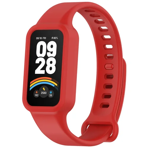 Imagen 2 del producto Correa de silicona + funda para Xiaomi Mi Band 9, pulsera activa para reloj inteligente Redmi Band 3, accesorios de repuesto
