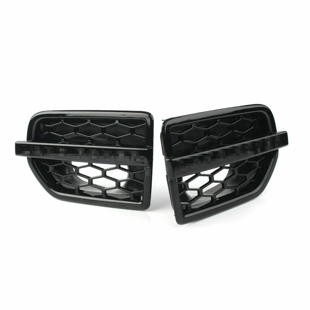 

Sport Appearance Upgrade Gloss Black Air Vents Fender Vents 20*5*10 OEM Numbers LR057531 LR057530 For LR4 Discovery