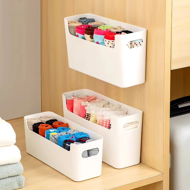 1PC No Need To Punch Holes Can Be Hung Storage Rack Home Wardrobe Socks Underwear Underwear Organizing Storage Box