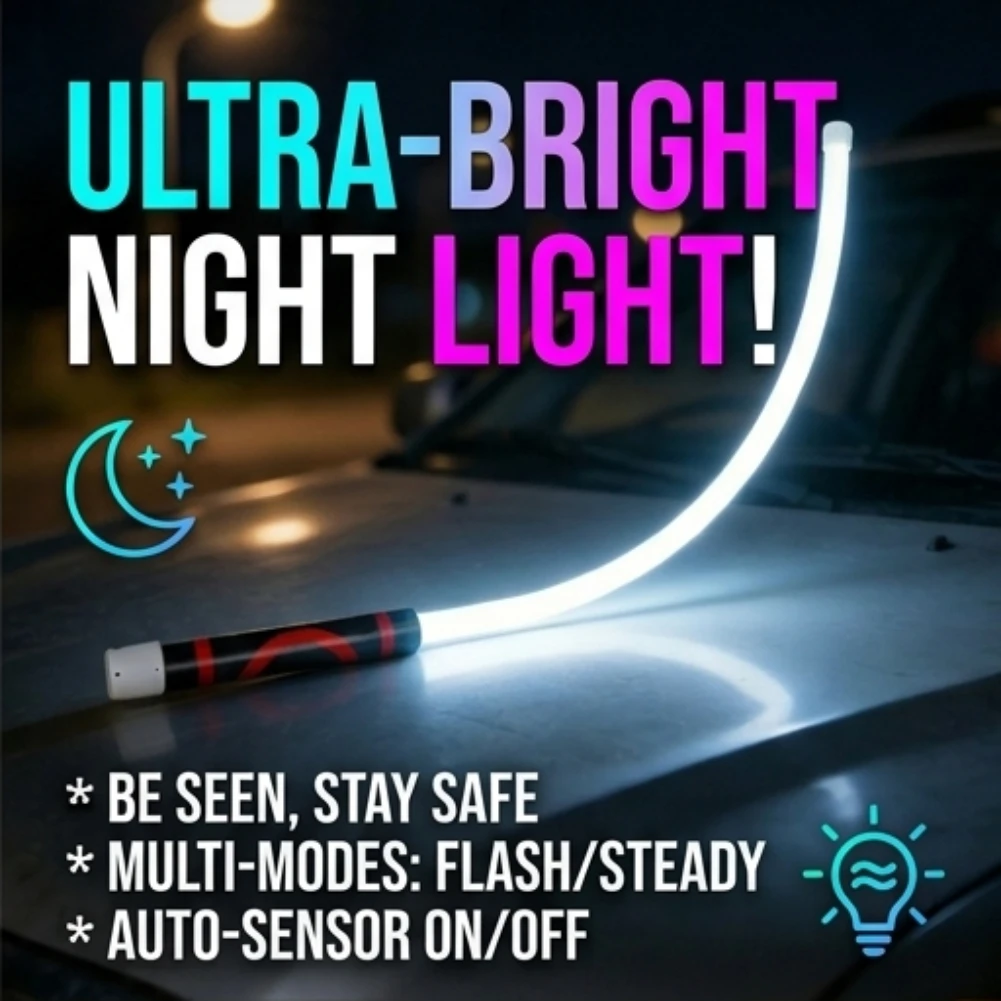 1 Pack Rechargeable Flexible Light 3 Brightness Modes Mechanic Light with High Lumens for Car Repairs Inspections & Tight Spaces