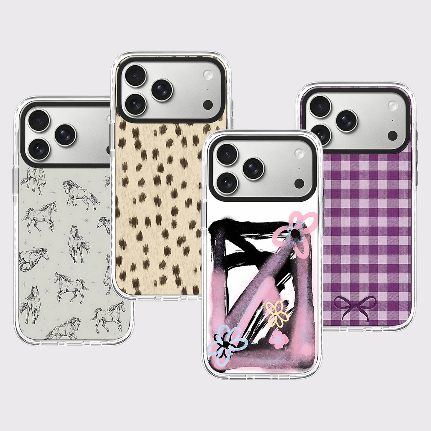 Graffiti Flower White Border Magnetic Phone Case Cover for IPhone 15 16 17 18 Pro Max Case Air