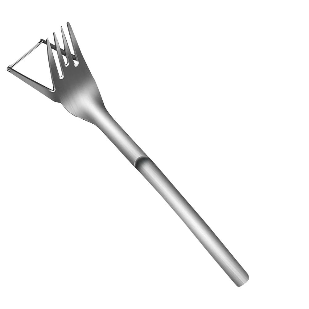 

Stainless Steel Watermelon Fork Multi Functional Fruit Cutting Gadget for Summer Snack Shops Buffets and Households