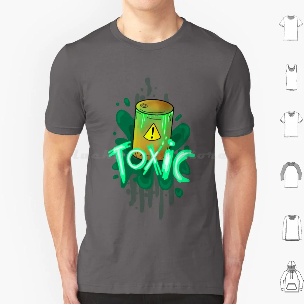 Toxic Barrel T Shirt Men Women Kids 6Xl Toxic Barrel Nuclear Waste Toxic Waste Radioactive Green Radiation Drum Metal Pollution