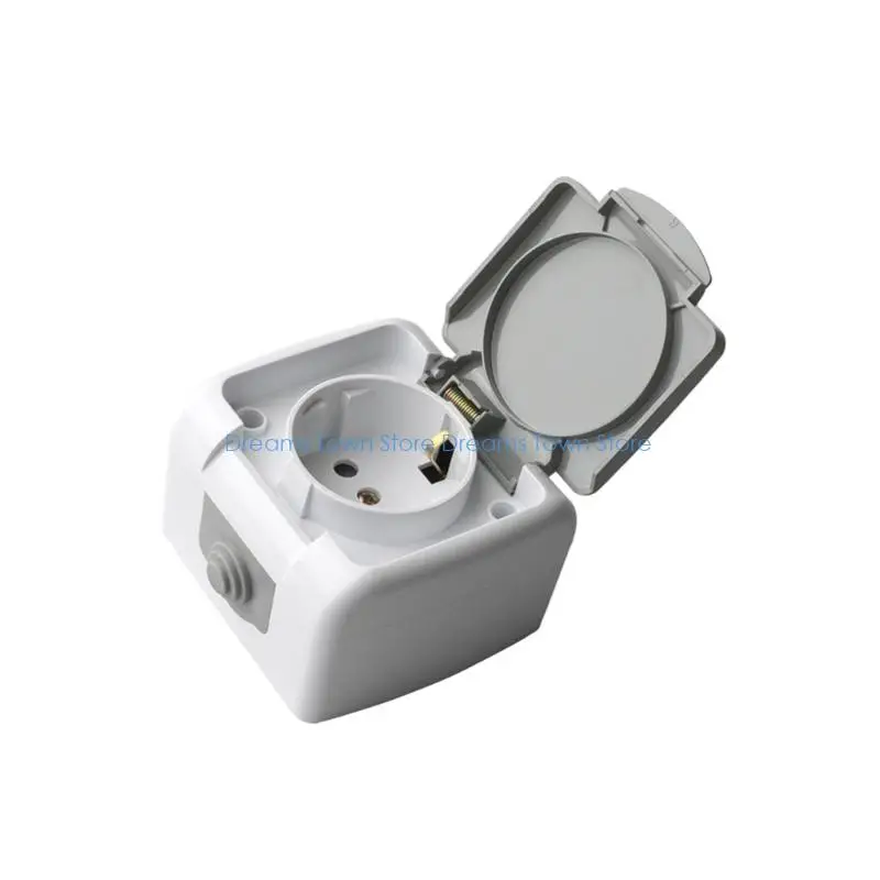 HX6A Electrical Socket Mounting Base with Easy Installation and Plastic Construction