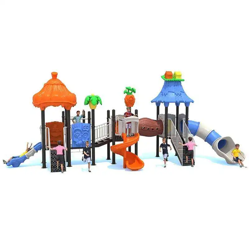 Manufacturers wholesale kindergarten equipment outdoor children's playground plastic slide