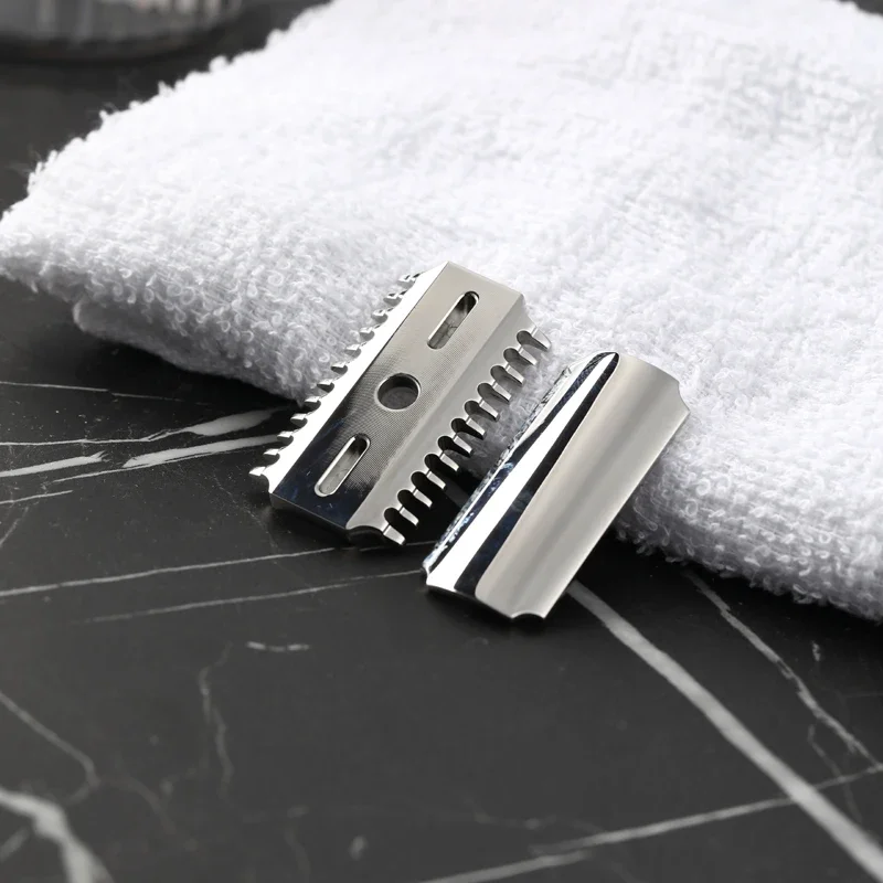 Yaqi 0,7 мм лезвие Gap из нержавеющей стали 316, восток 70OC, полированная двойная расческа, безопасная бритвенная головка для высококачественной портативной бритвенной головки