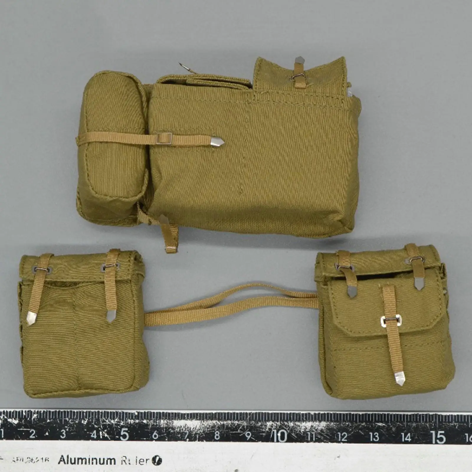 3Pcs 1:6 Dress up Fittings Handmade Supplies Sundry Bag Clothes Accessories Field Bag Mini Backpack for 12 inch Action Figures