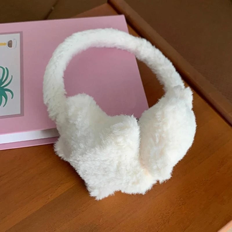y5GC 별 모양의 플러시 귀 머프 여성 소녀 귀 워머 추운 날씨 귀 보호 모피 귀 덮개 겨울 활동