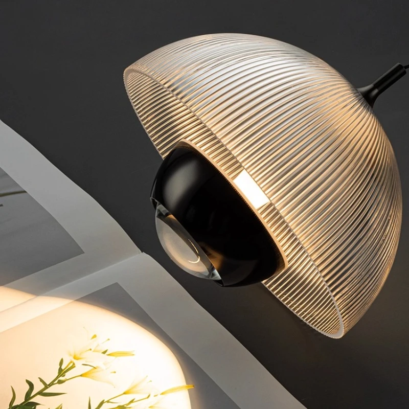 Creativity Mushroom LED Pendant Lights Hand Scan Sensing Adjustable Height Ceiling Chandeliers Bedroom Bedside Decoration Lamps