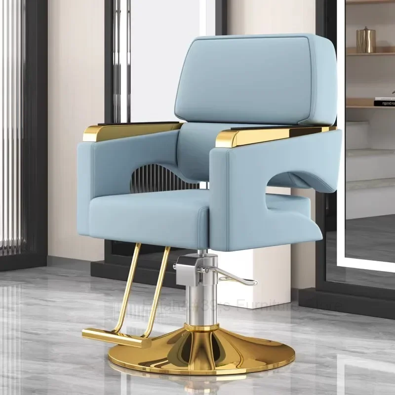 

Stylist Vanity Barber Chairs Manicure Modern Luxury Aesthetic Barber Chairs Manicure Stool Silla Giratoria Salon Furniture