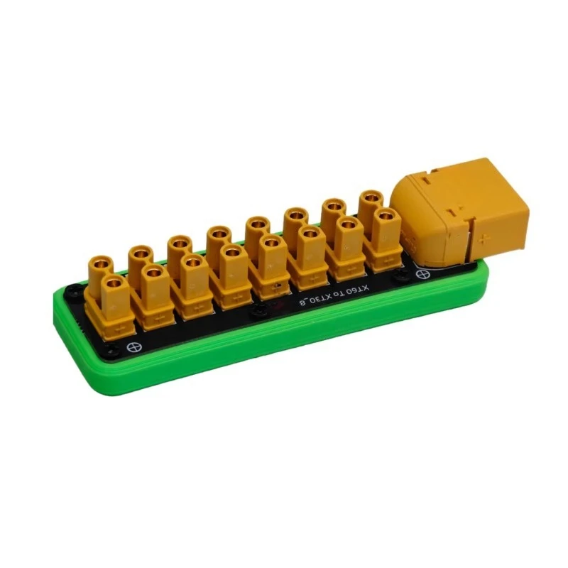 XT30 8-Way High Current Distribution Circuit Board RC Vehicle Boat Submarine Power Accessory