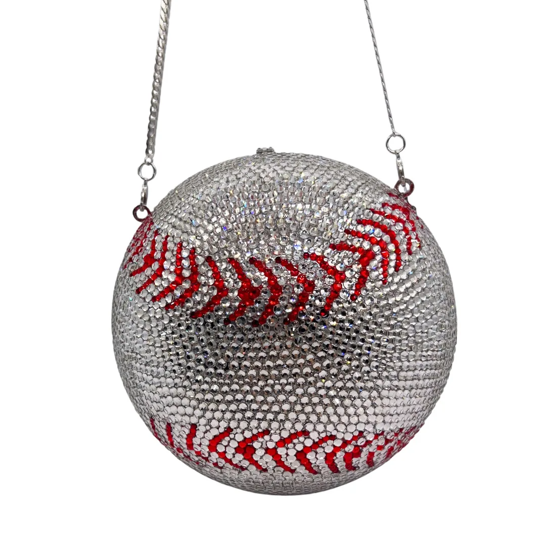 Rhinestone Clutch bag New baseball diamond dinner bag Banquet diamond clutch women's bag