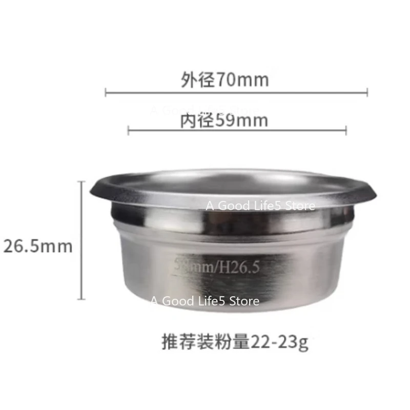 ディープバージョン58ボトムレスパウダーボウル22gディープエクストラクション、デュアル直径パウダーボウルに適しています。