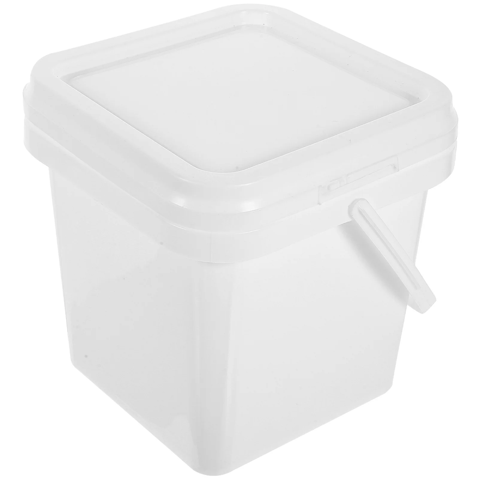 

Reusable Plastic Paint Bucket with Handle Lid Durable PP Material Portable Spill Proof Painting Container Bucket with Lid
