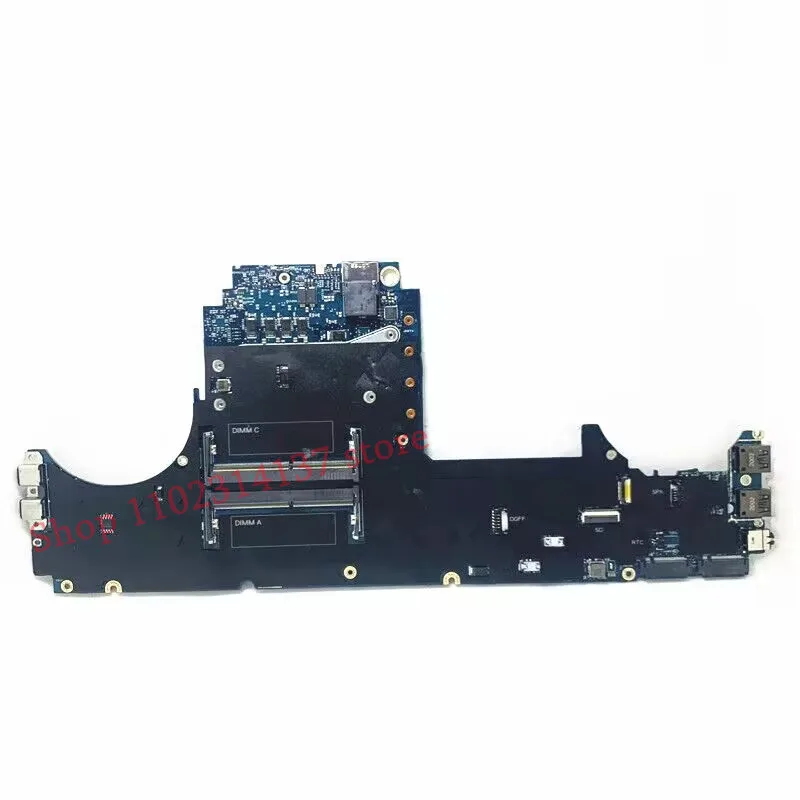 For DELL 7550 CN-0H7MCC 0H7MCC H7MCC With SRJ8F I7-10875H CPU Mainboard FDX50 LA-J171P Laptop Motherboard 100% Full Working Well