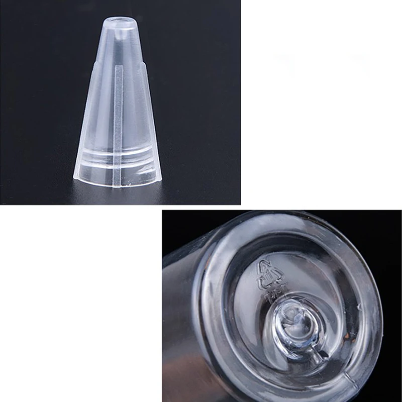 10-200ml Plastic Squeeze Dropper Bottle With Screw Cap Transparent Eyes Liquid Ink Oil Dropper Bottles Paint Pigment Container