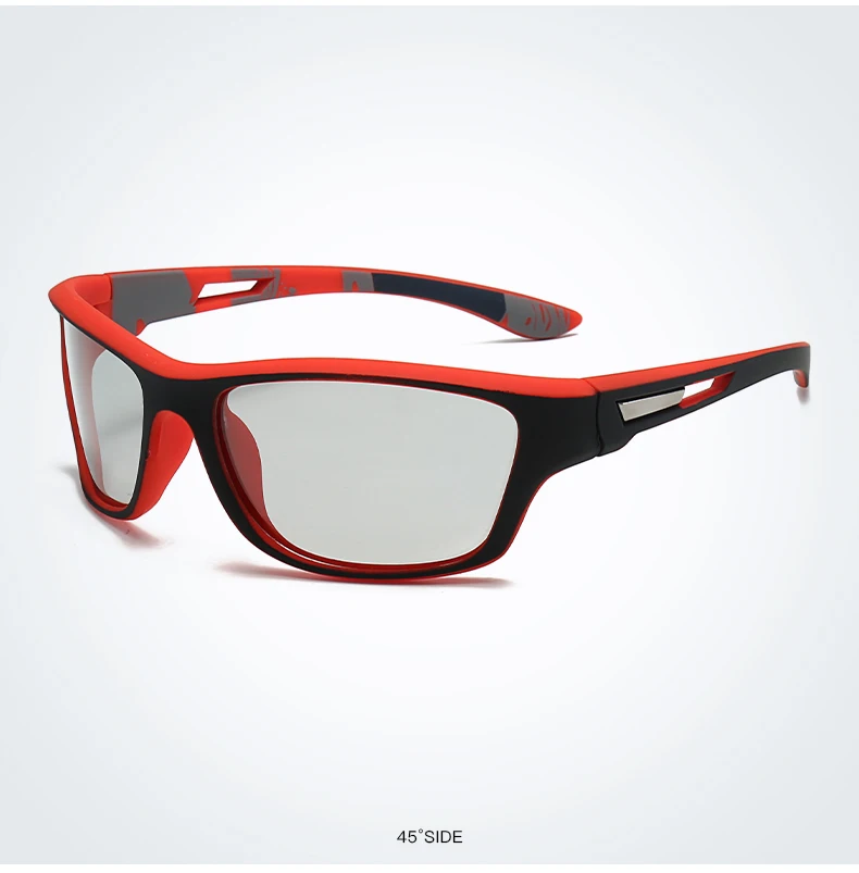 Photochrome Polarisierte Sport Vintage Sonnenbrille Männer Frauen Angeln Radfahren Fahren Bergsteigen Sport Retro Sonnenbrille UV400 – Detail 15