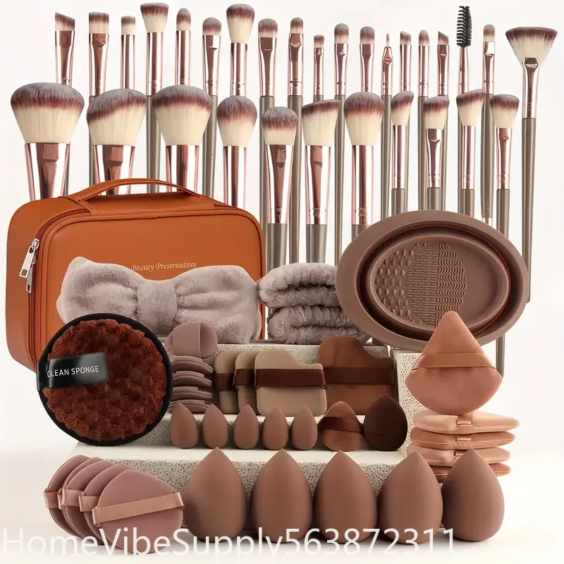 3-20Pcs Premium Makeup Brushes Set Soft Fluffy Cosmetic Brushes Foundation Eyeshadow Blush Kabuki Brush Professional Beauty Make Up Tools