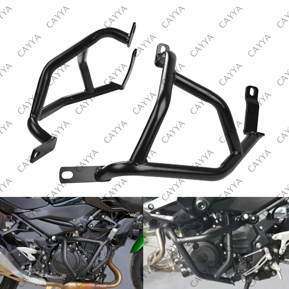 Para Kawasaki Z250 Z400 2018-2023, Barra Protectora de Motor para Motocicleta, Barra Anticaídas Z 250 400, Protector de Chasis, Anticaídas