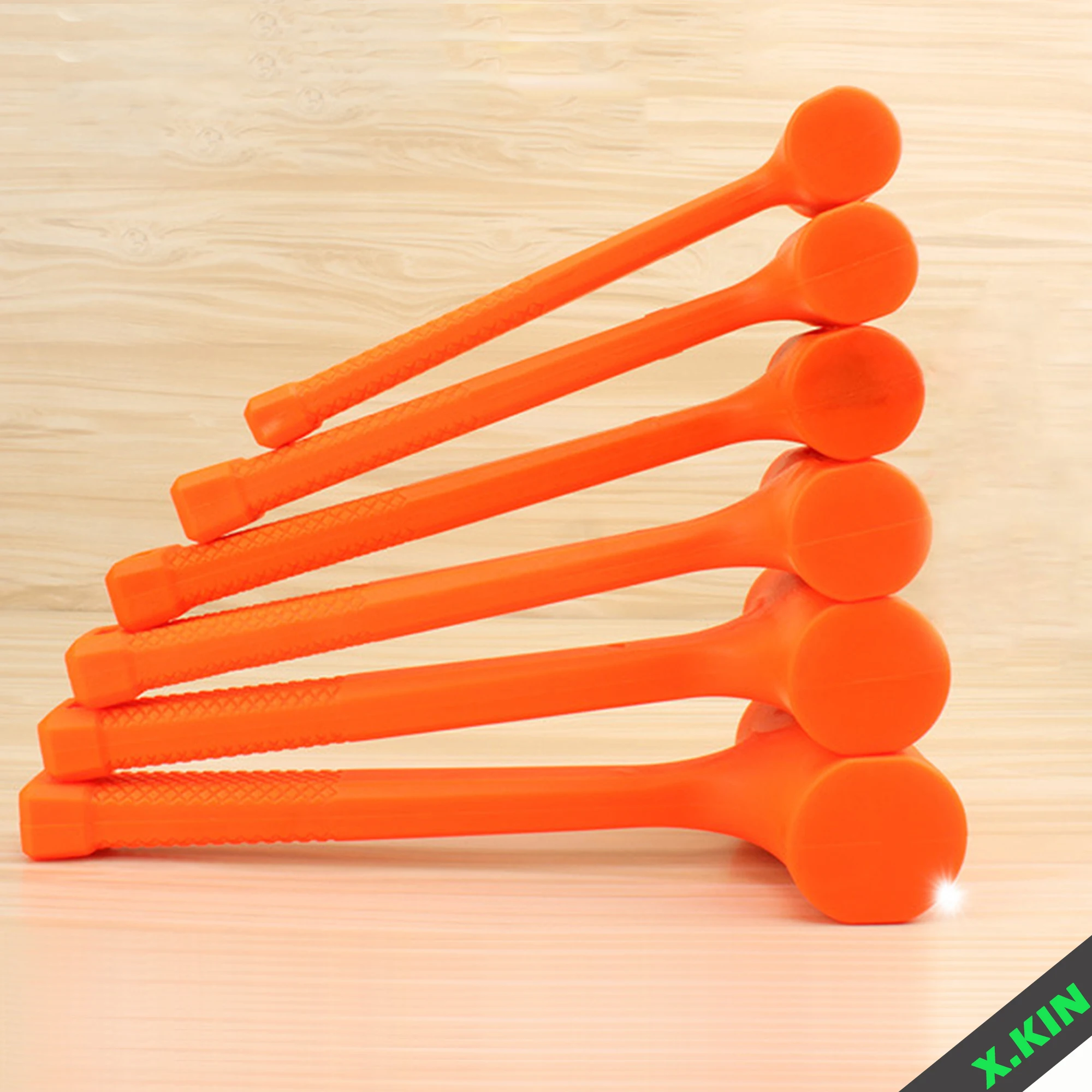 Anti-Shock Rubber Mallet - Vibration-Absorbing, Non-Rebound Design for Effortless and Accurate Installation Work