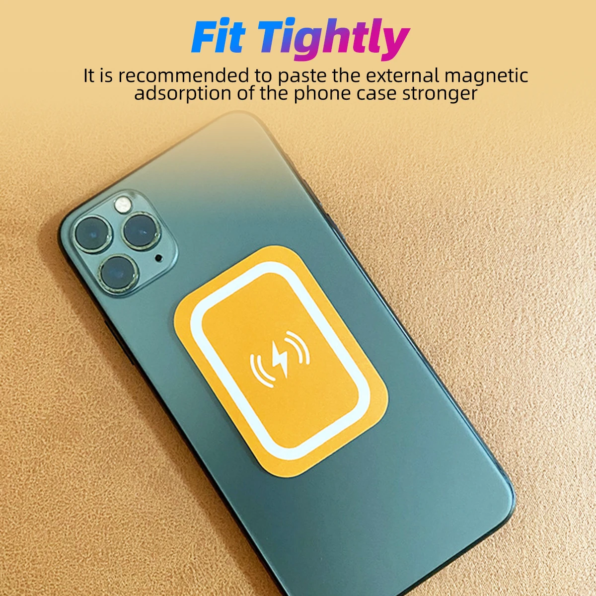 Universal Ultra Thin Metal Plate Supporting Wireless Car Charging Sheet Iron Sticker Mount Magnetic Mobile Phone Holder Bracket - Image 5