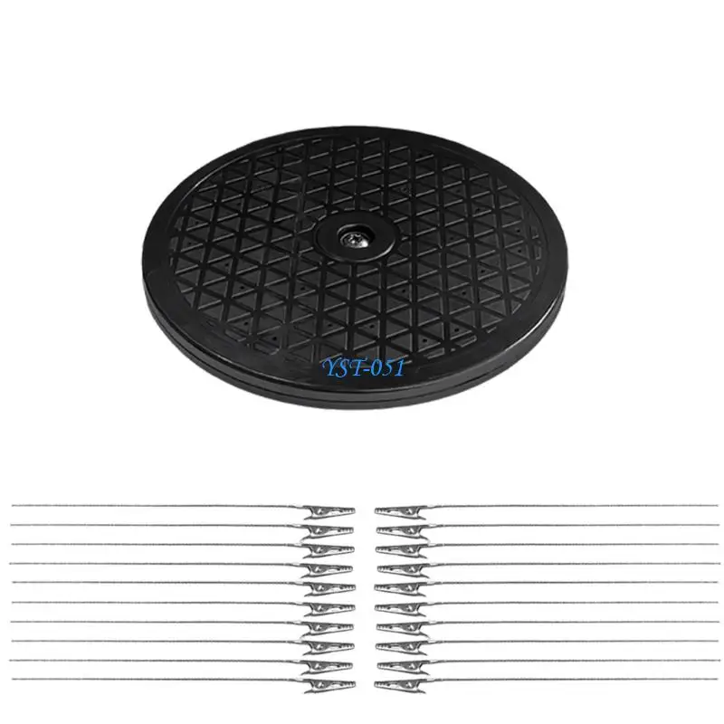 E15A Plastic Rotating Display Stand With Secure Holders For Model Coating