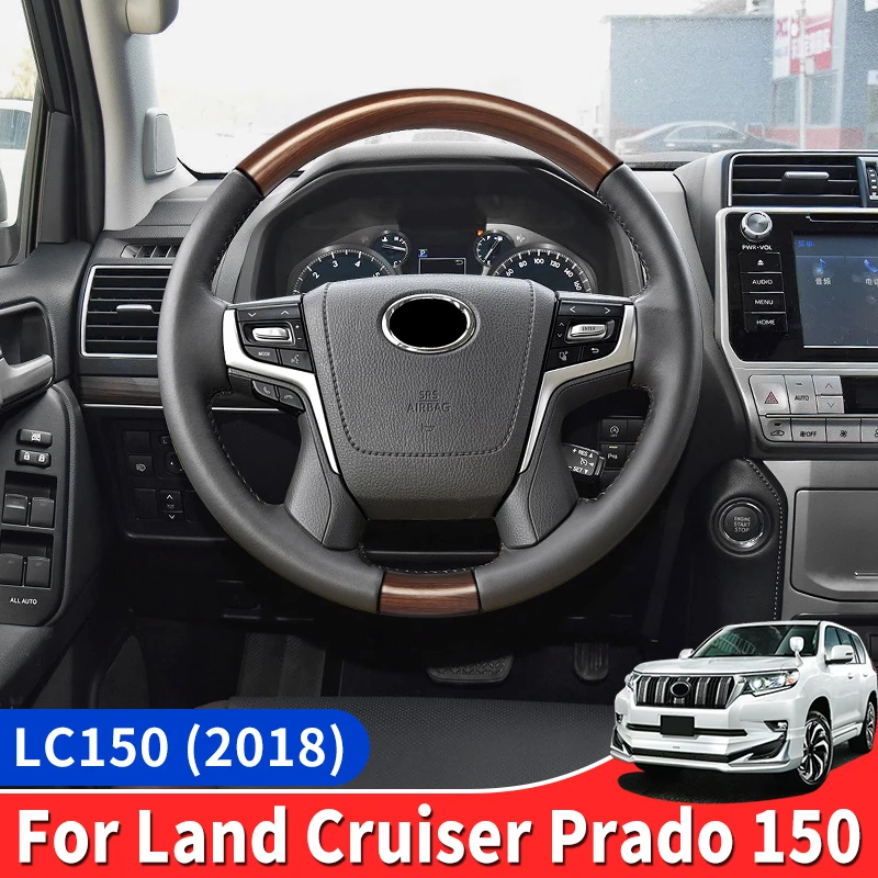 

For Toyota Land Cruiser Prado150 2018-2023 Steering Wheel Replacement Modification LC150 Upgrade High-End Decoration Accessories