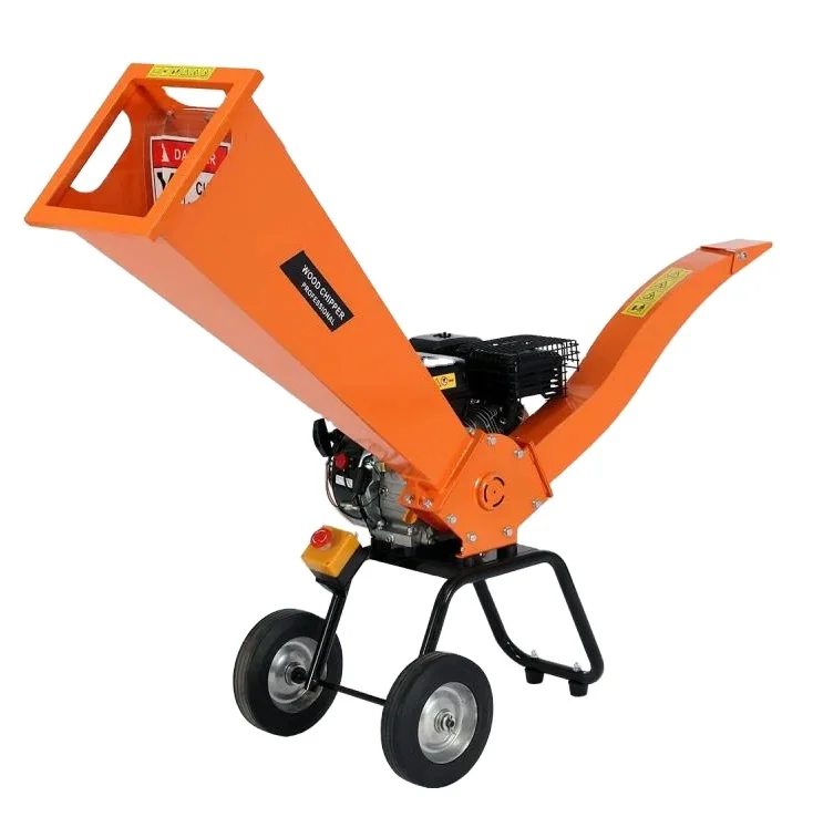 

7HP Ducar Engine Garden Machine Mini Portable Wood Chipper Shredder Branch Chipper Shredder Wood Crusher Tree Chipper Shredder