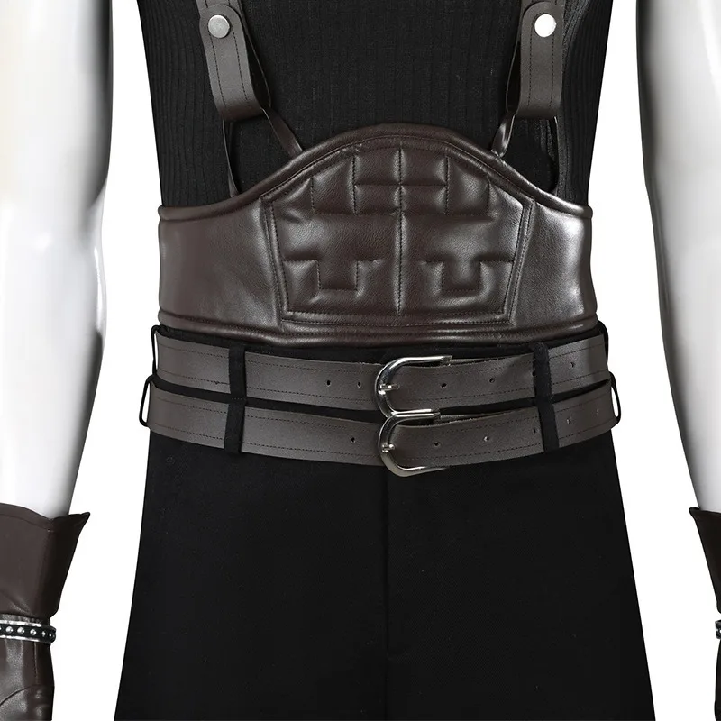 لعبة فاينل فانتسي السابع كريزس كور زاك فير كلاود ستريف أزياء تنكرية زي موحد مجموعة كاملة بدلات المعركة ملابس الحفلات