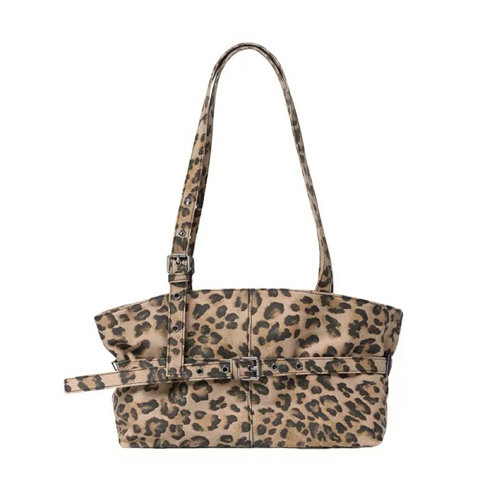 

Модная сумка-тоут с леопардовым принтом, женская сумка на плечо большой вместимости, НОВАЯ высококачественная дизайнерская дорожная сумка для женщин, сумка