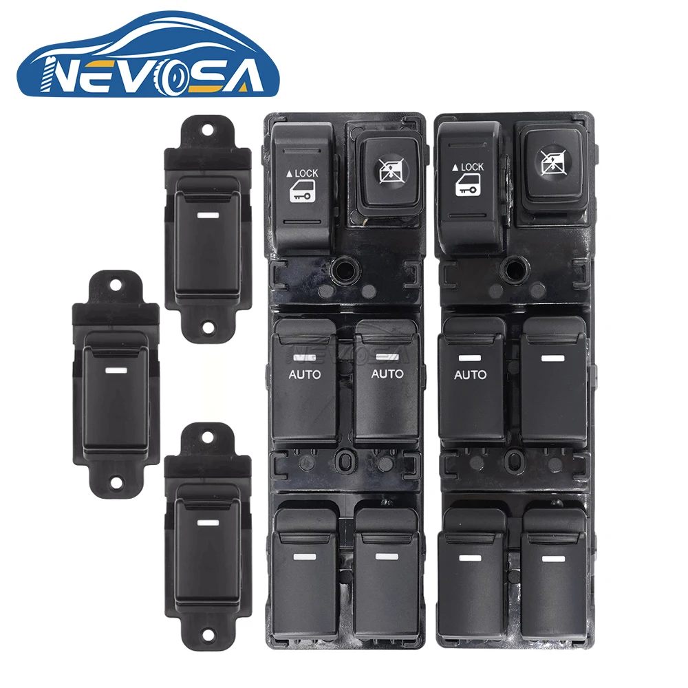 

NEVOSA 93570-2P200 93570-2P100 93580-2P000 LHD Front Left Power Window Switch Single Button For Kia Sorento 2010 2011 2012 2013