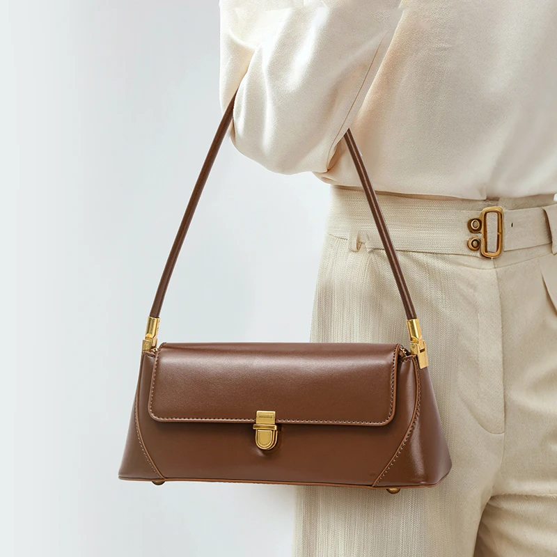 

Женская модная сумка-конверт почтальон на одно плечо из натуральной яловой кожи с пряжкой для телефона