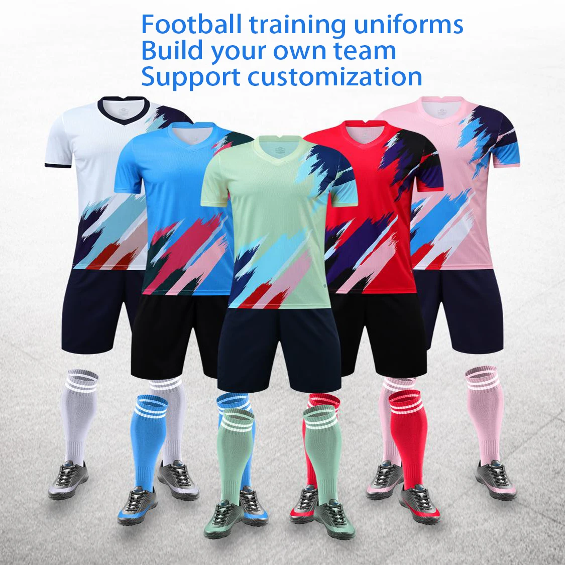 Sports suits, football player jerseys, fans jerseys, Real Madridstyle football jerseys, quick-drying training uniforms