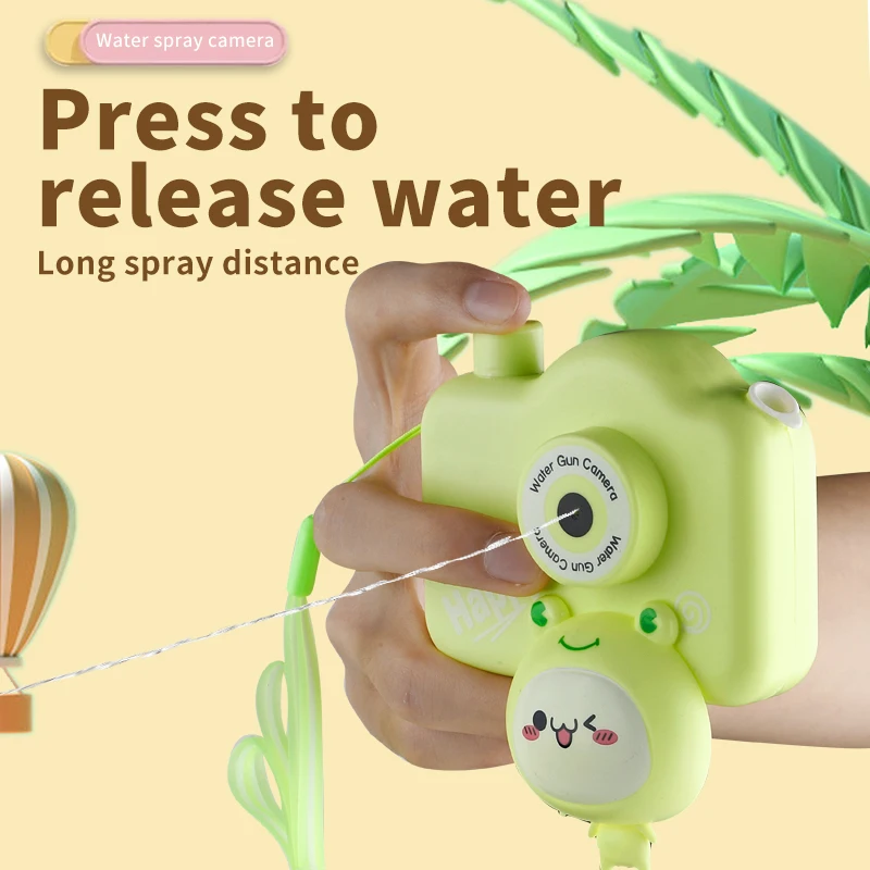 Water Gun Summer Toys for Kids camera toys with water gun function Cartoon Water Gun